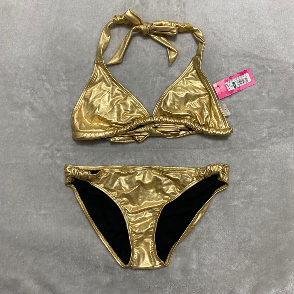 Gold bikini